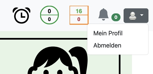 el-be.app Mein Profil-Menue