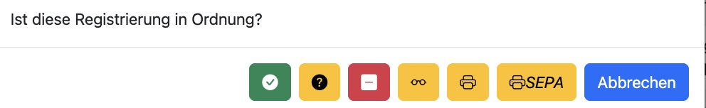 el-be.app - Registrierung Symbolleiste