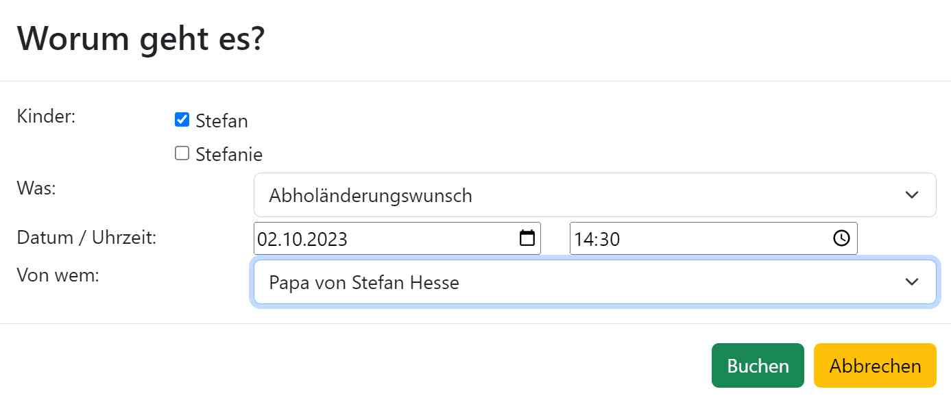el-be.app Abholänderungswunsch