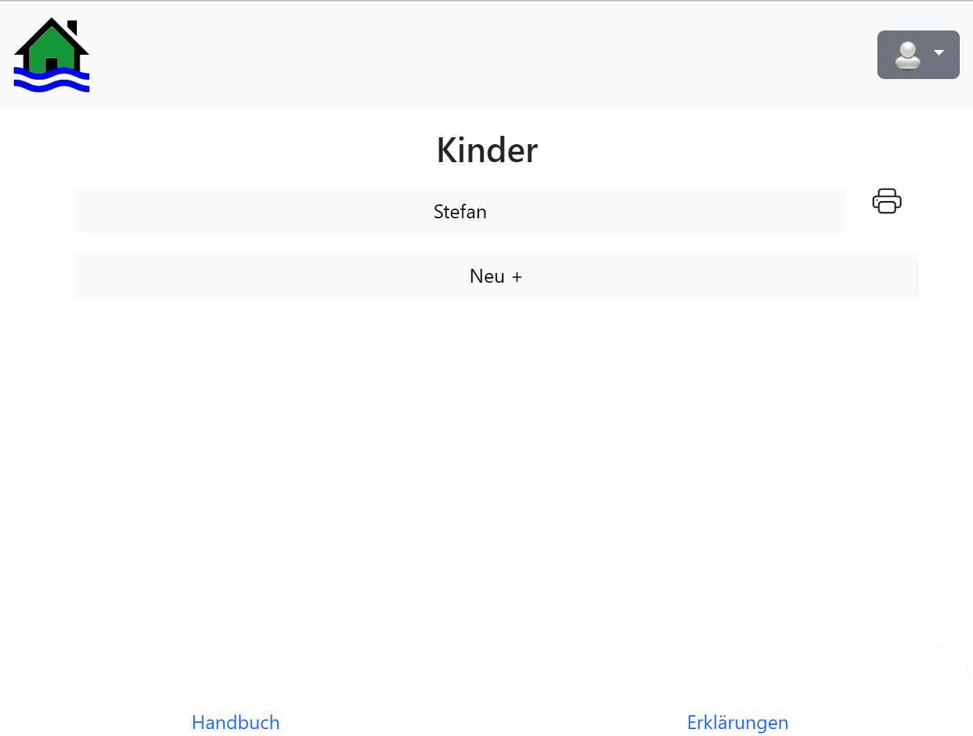 el-be.app Kinder verwalten und bearbeiten